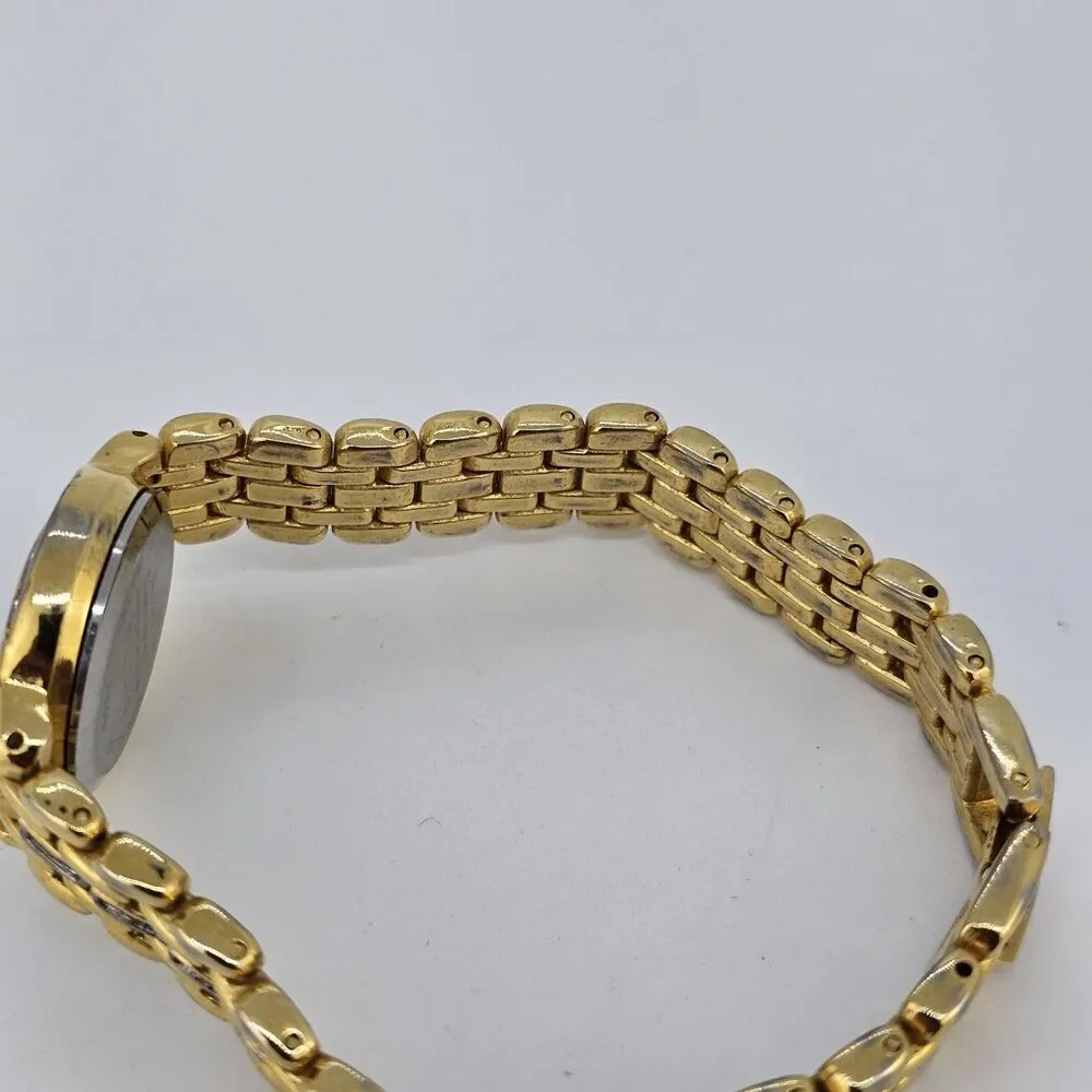 22MM Women's Watch White Dial Two Tone Bracelet‎ Band 6.5